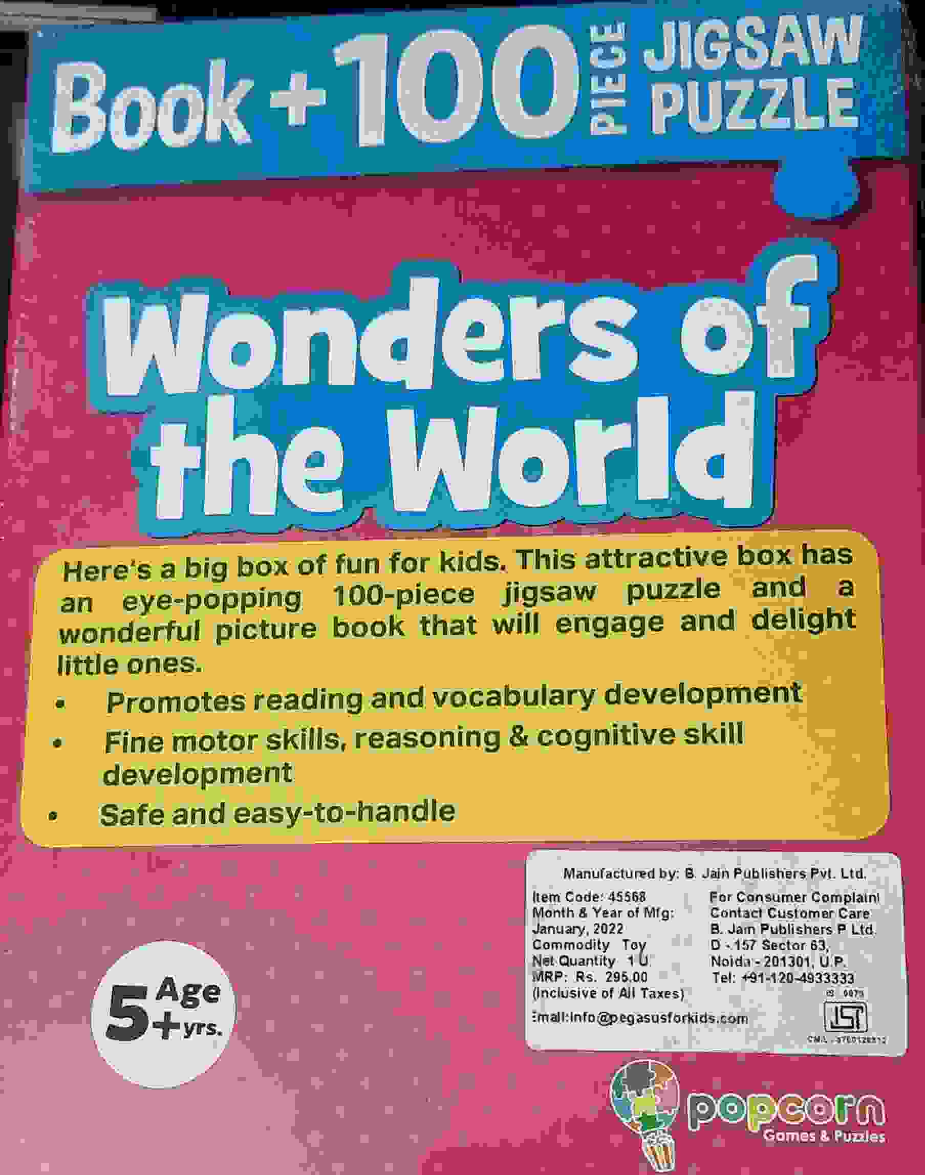 Wonders of the world (Book + 100 Piece - Jigsaw Puzzle)