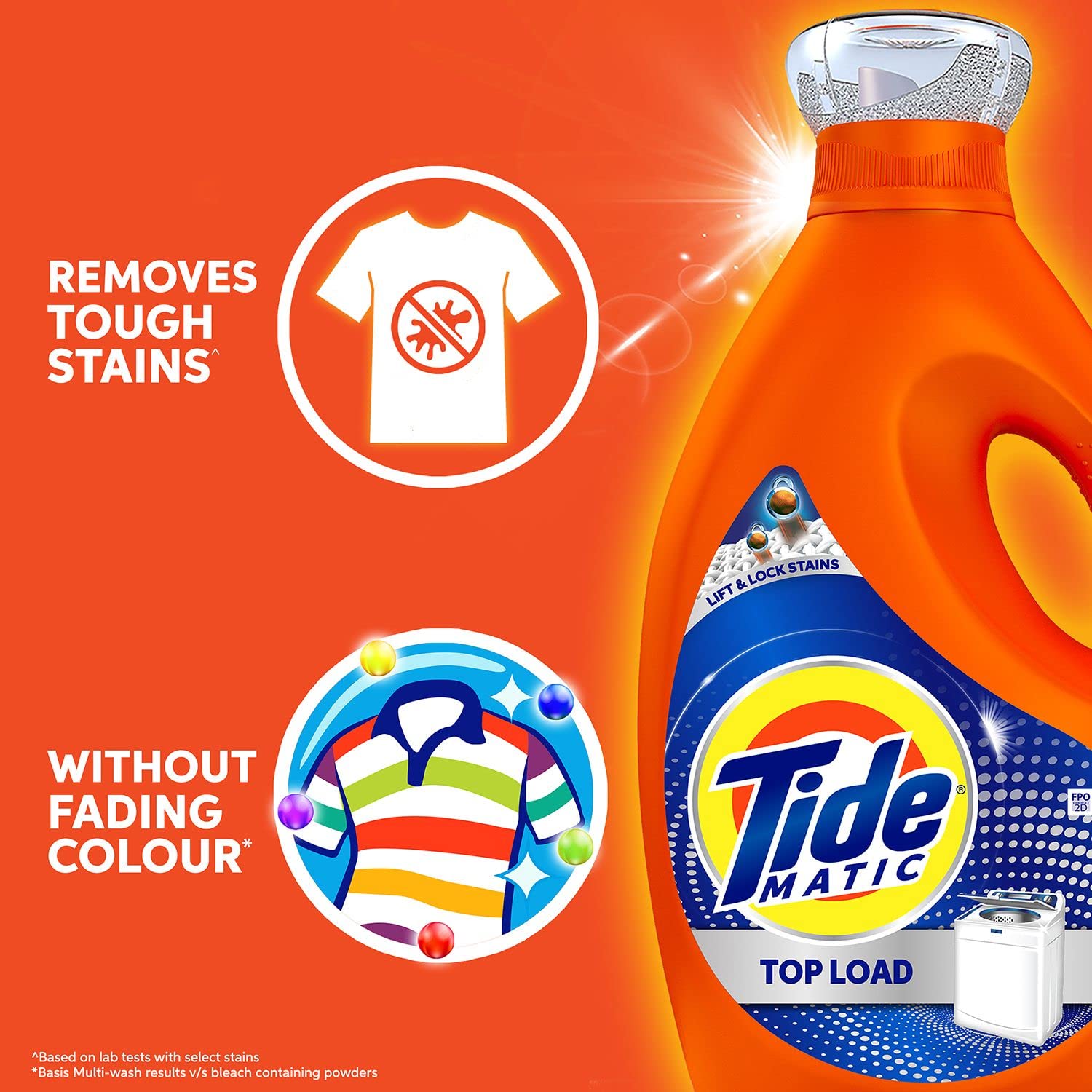 Tide Matic Liquid Detergent 850 ml – Top Load Washing Machine