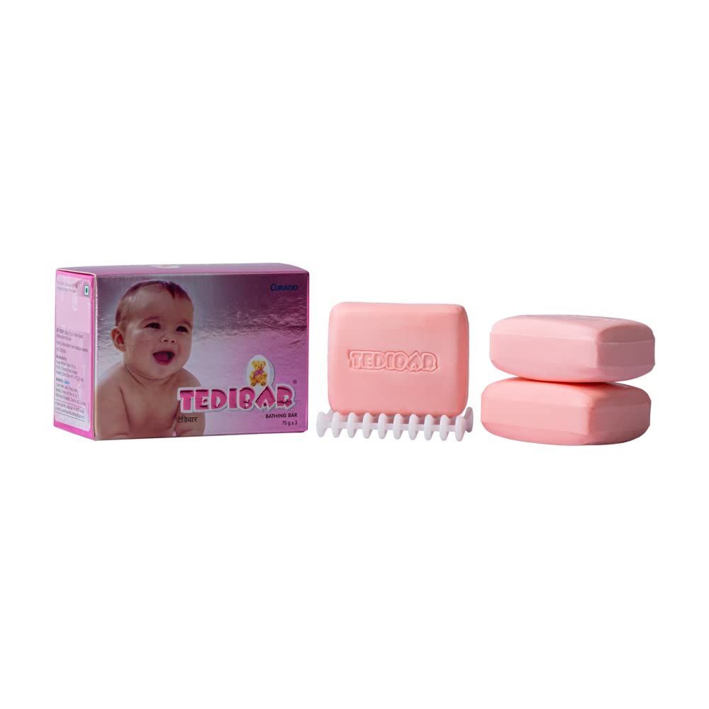 Tedibar Moisturising Baby Bar 75g(Pack of 3)