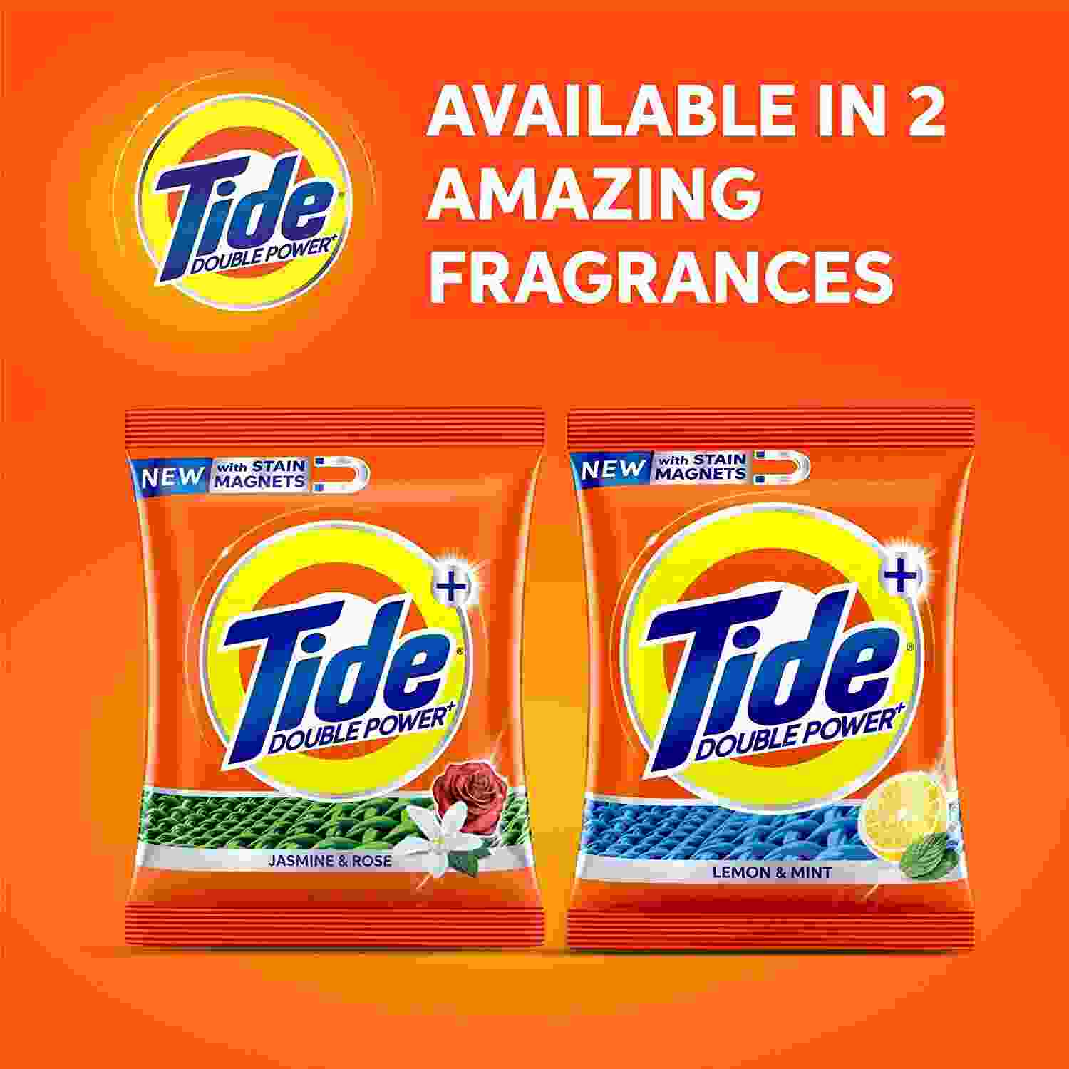 Tide Plus Double Power Detergent Washing Powder Jasmine & Rose 2kg