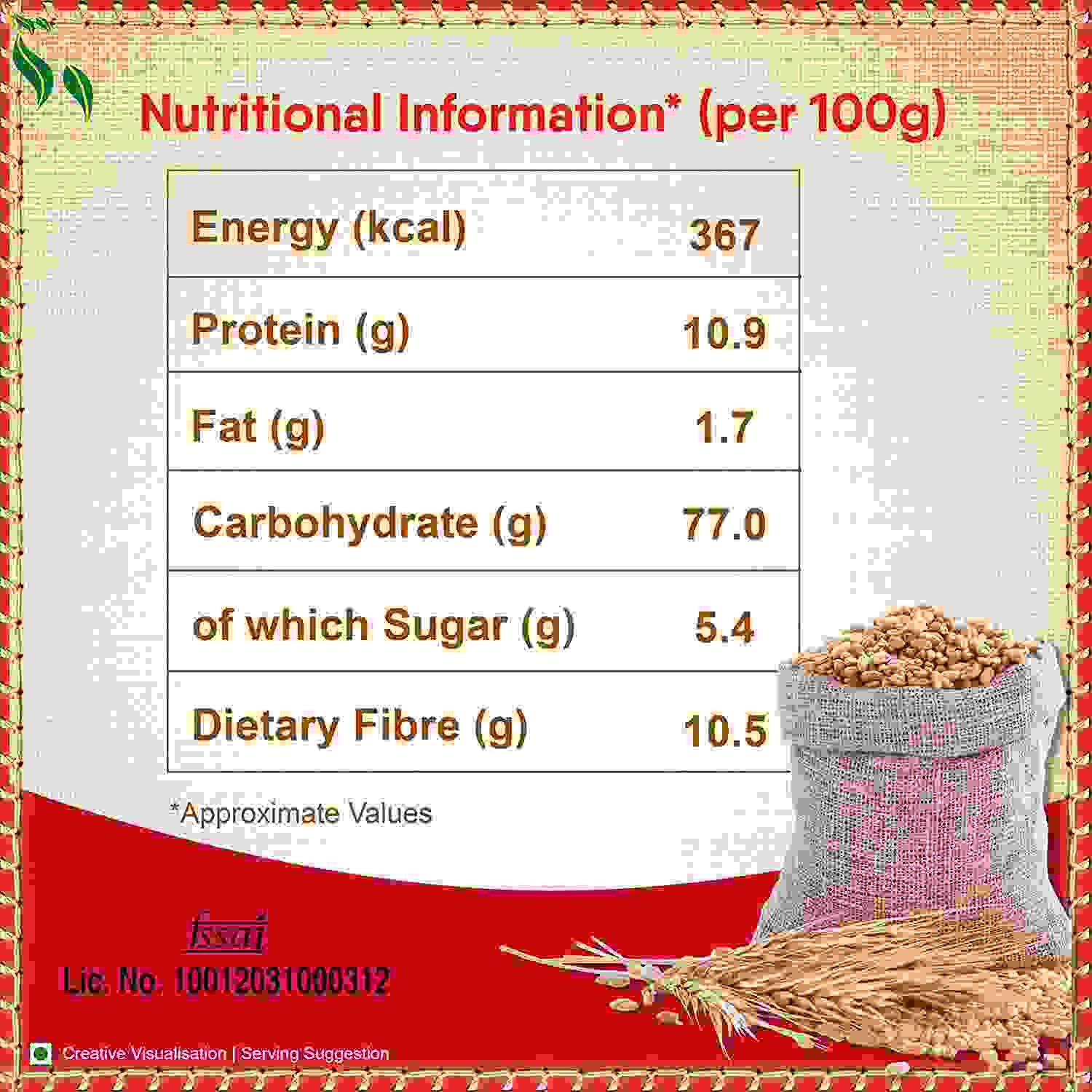 Aashirvaad Superior MP Atta, 1kg Pack