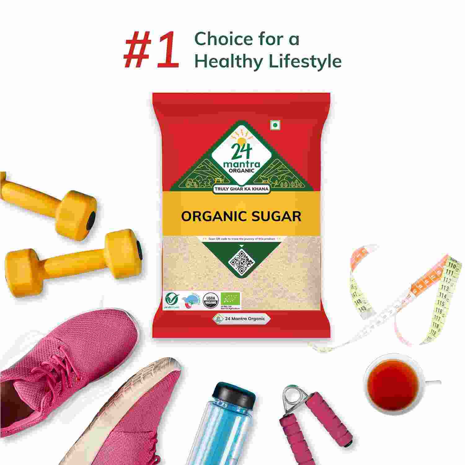 24 Mantra Organic Sugar - 1Kg