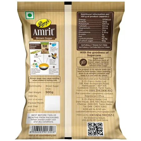 Parrys Amrit Brown Sugar 500 gms Combo - 2 Pieces