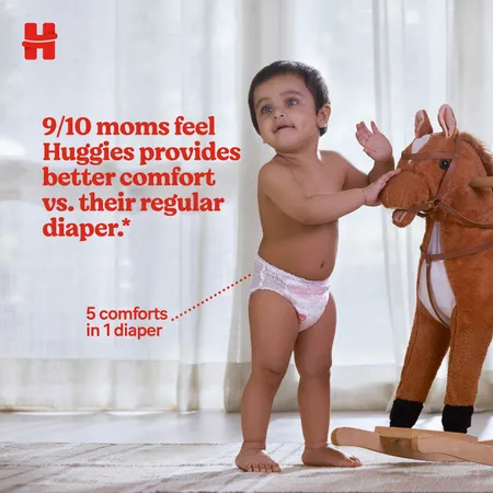 Huggies Complete Care (Pants, L , 9-14 kg) - 64 Piece