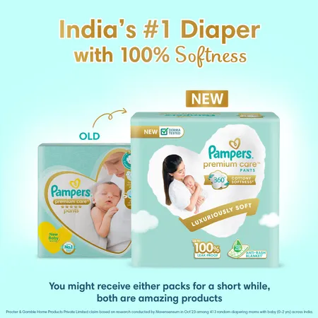 Pampers Premium Care Diapers (Pants, NB , 0-5 kg) - 70 Piece