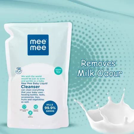 Mee Mee Anti-Bacterial Baby Liquid Cleanser Refill Pack - 500ML