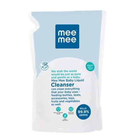 Mee Mee Anti-Bacterial Baby Liquid Cleanser Refill Pack - 500ML