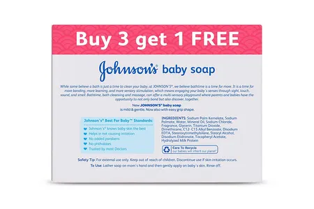 Johnson's Baby Soap - Buy 3 Get 1 Free