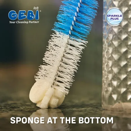 Gebi Sparkle Plus Bottle Brush With Sponge