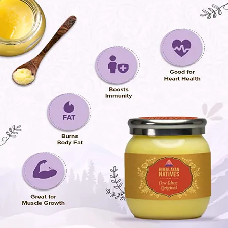 Himalayan Natives 100% Natural Pahadi Ghee (Jar) - 1Litre